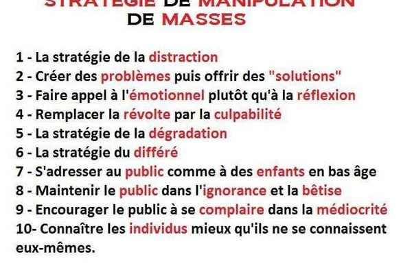 Dix stratégies de manipulation de masses 