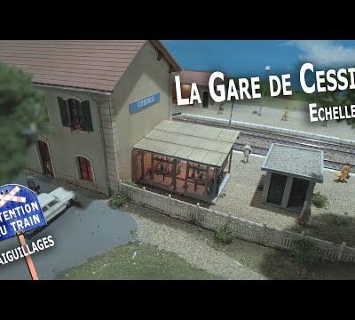 La gare de Cessieu à l'échelle HO par l'Association des Modélistes Turripinois