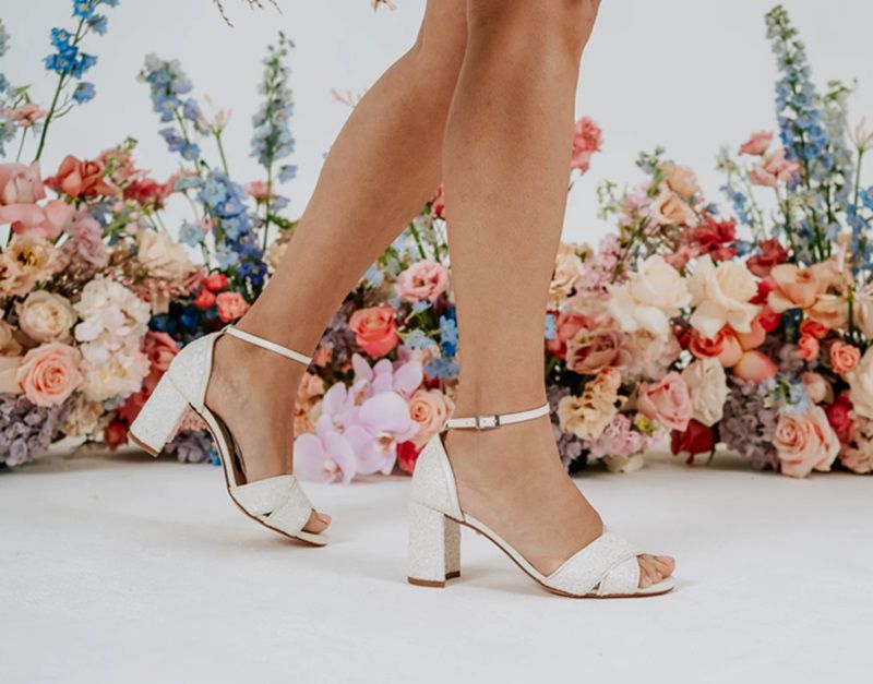 IMOGEN - PEARL WIDE FIT BRIDAL BLOCK HEEL