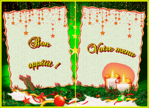 Cartes Menus De Noel Le Blog De Zapi