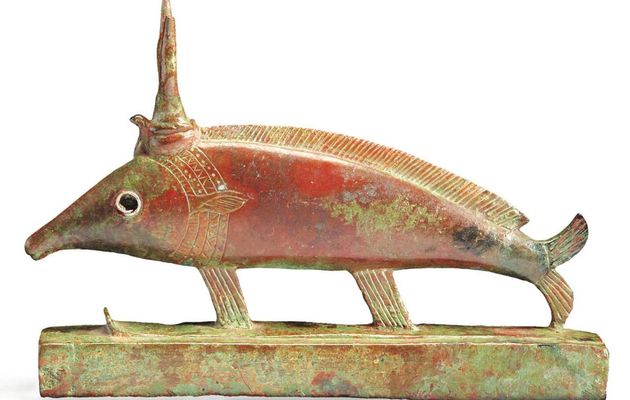 Découvertes sur la rive ouest du Nil, ce fameux poisson de la légende Osirienne à Oxyrhynque (El-Bahnasa), en Égypte ancienne !