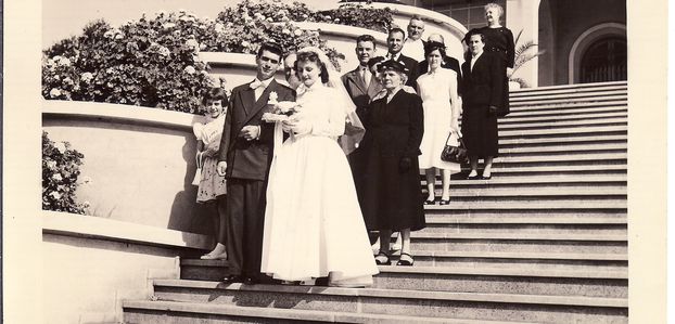Samedi 25 Juin 1955, Mariage à la mairie de Castiglione