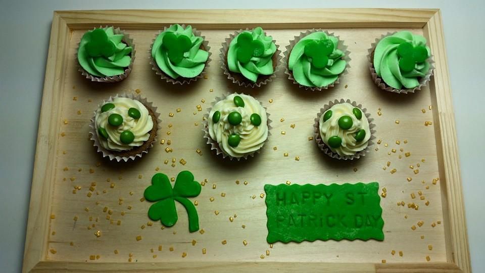 St Patricks cupcakes 