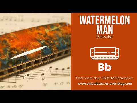 Watermelon Man - Slowly - Theme and Improv - Harmonica Bb