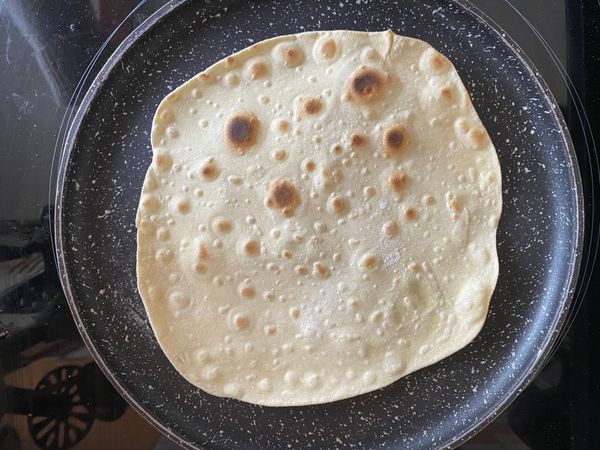 Fajitas avec de bonnes tortillas au maïs, du 100% fait maison!