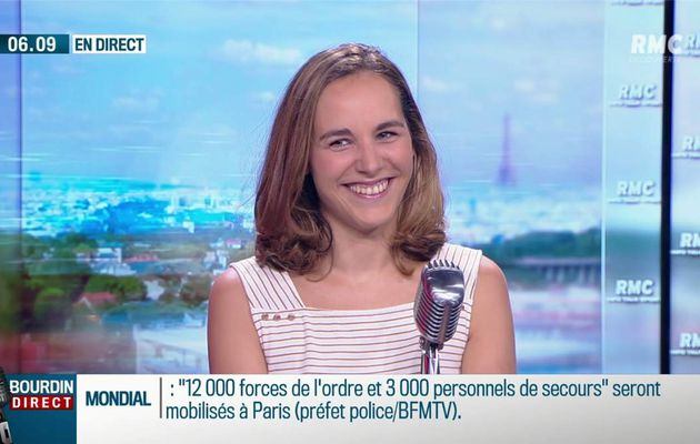 Anaïs Castagna Bourdin Direct RMC Découverte le 13.07.2018