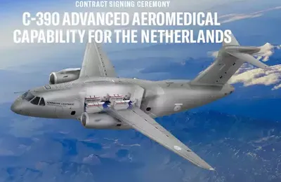Les Pays-Bas améliorent les capacités du C-390 grâce à un système aéromédical