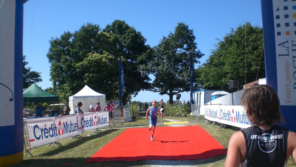 pour le retour du triathlon à La Roche, les jeunes ont répondu "présents"