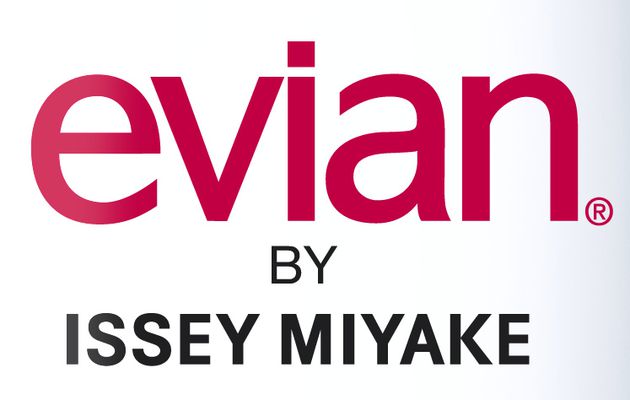 Nouvelle bouteille Evian par Issey MIYAKE