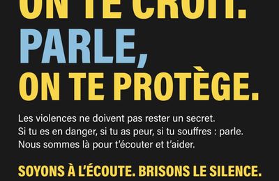 Parle, On te Croit. Parle, On te Protège. 