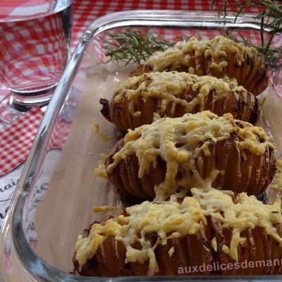 Pommes de terre Suédoises au lard et gratinées