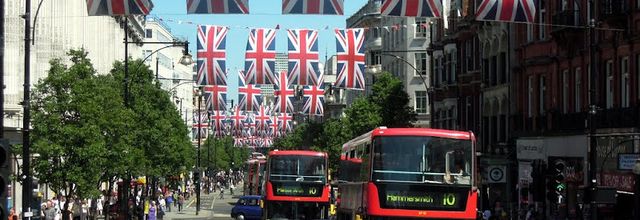 Drapeaux et festivités pour ce wk de jubilee