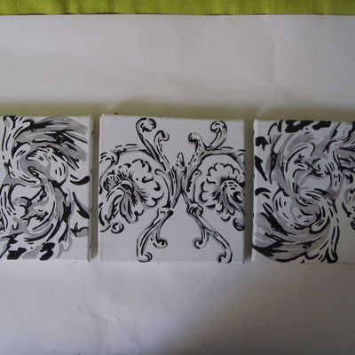 Peinture acrylique sur châssis !