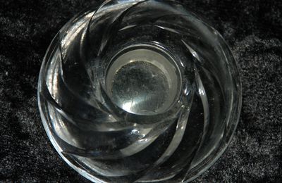 Bouchon en cristal taillé