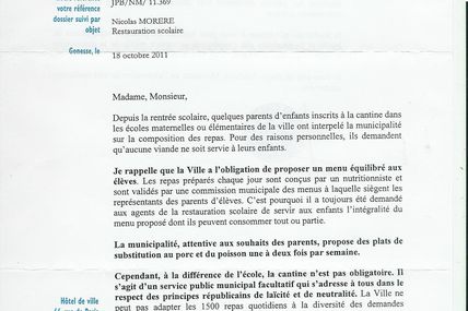 COURRIER DU MAIRE JEAN PIERRE BLAZY