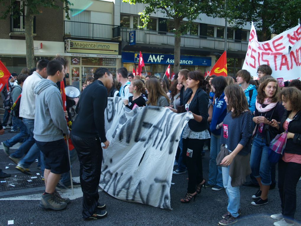 Manifestation du mardi 7 septembre 2010 à Rouen