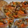 Chicken with Olives and Mushrooms -- Tajine Zitoune --