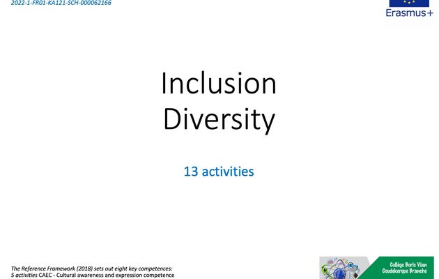 Accreditation 2022 - Inclusion et Diversity