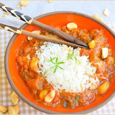 Curry de poulet à la mangue...un peu de dépaysement, ça fait du bien !