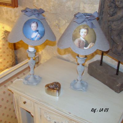 LA 03 - Paire de lampes Louis XV