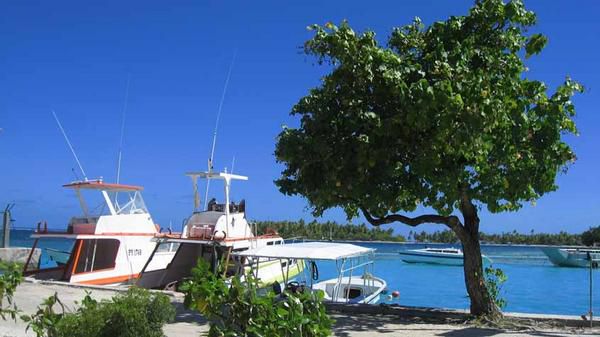 Rangiroa, atoll de l'archipel des Tuamotu