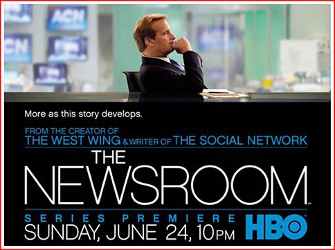 Série TV: "The Newsroom" - HBO &amp; Sorkin frappent très très fort