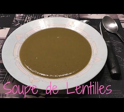Soupe de lentilles