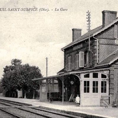CP gare de Saint Sulpice (Oise)