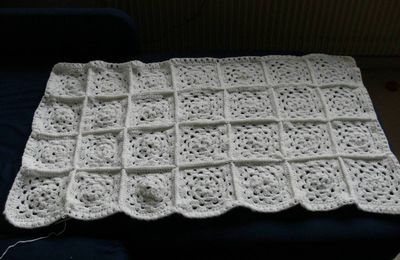 couverture  bebe au crochet