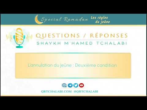 L'annulation du jeûne : deuxième condition