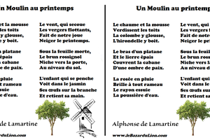 Alphonse de Lamartine - Un Moulin au printemps [Poésie][Printemps][Élémentaire]