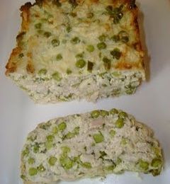 Terrine de petits pois et poulet