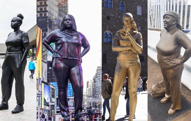 Des statues de femmes noires obèses apparaissent dans le monde entier