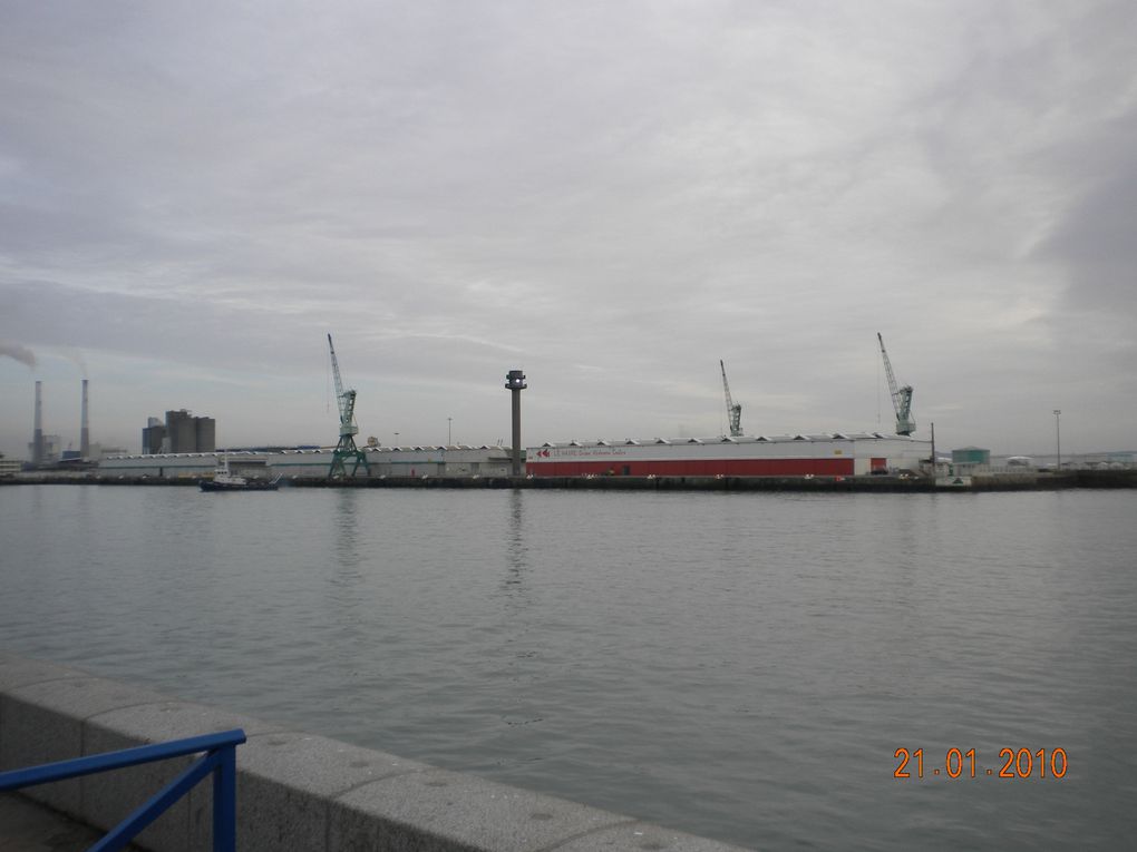 Les étudiants de Master CAL de l'Université du Havre pendant la visite au Port du Havre