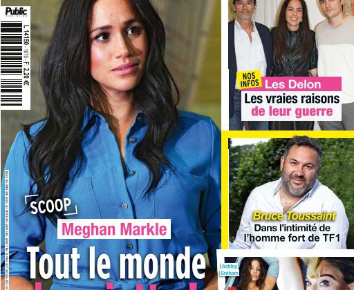 La une des hebdos people ce vendredi : les Delon, Meghan Markle, Laeticia Hallyday. 