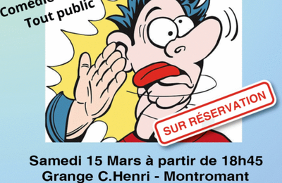 MONTROMANT 15 MARS 2025 THEATRE 18h45