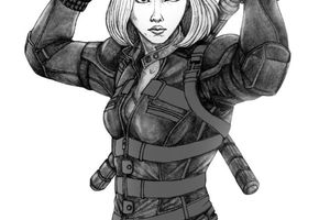 50 coloriages de Marvel : Black Widow #2 [Coloriage][Activité]