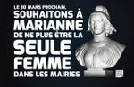 Souhaitons à Marianne de ne plus être la seule femme dans les mairies le 30 mars prochain