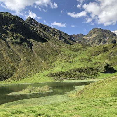 Lac d'Aygue Rouye et lac de l'Oeuf