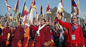 "Un seul monde, un seul rêve, Tibet libre 2008"* (1)