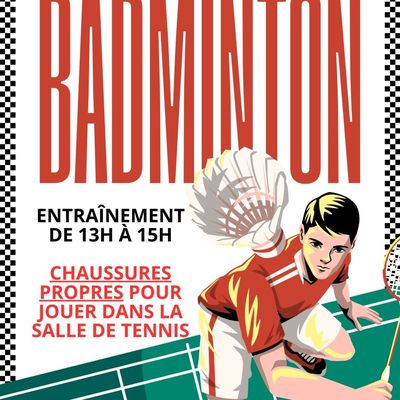 Entraînement de Badminton
