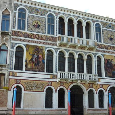 Vol de pigeons à Venise