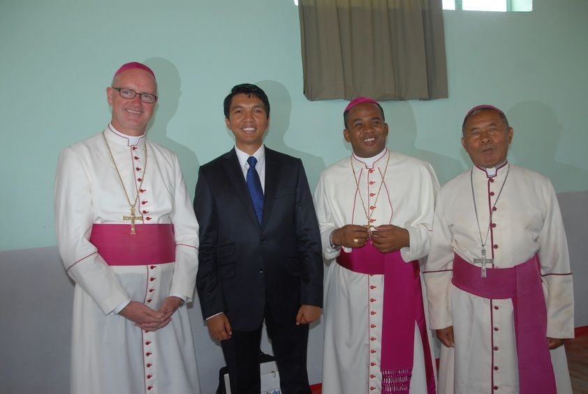 Messe d'ouverture des VIè Assises Nationales des Médecins Catholiques de Madagascar, en présence du Président Andry Rajoelina. 2è partie. Photos: Harilala Randrianarison