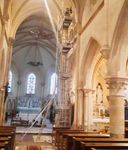 Restauration des vitraux de l'église en janvier 2020 à La Neuville Chant d'Oisel