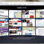 Captures d'écran, screenshots et images de Safari