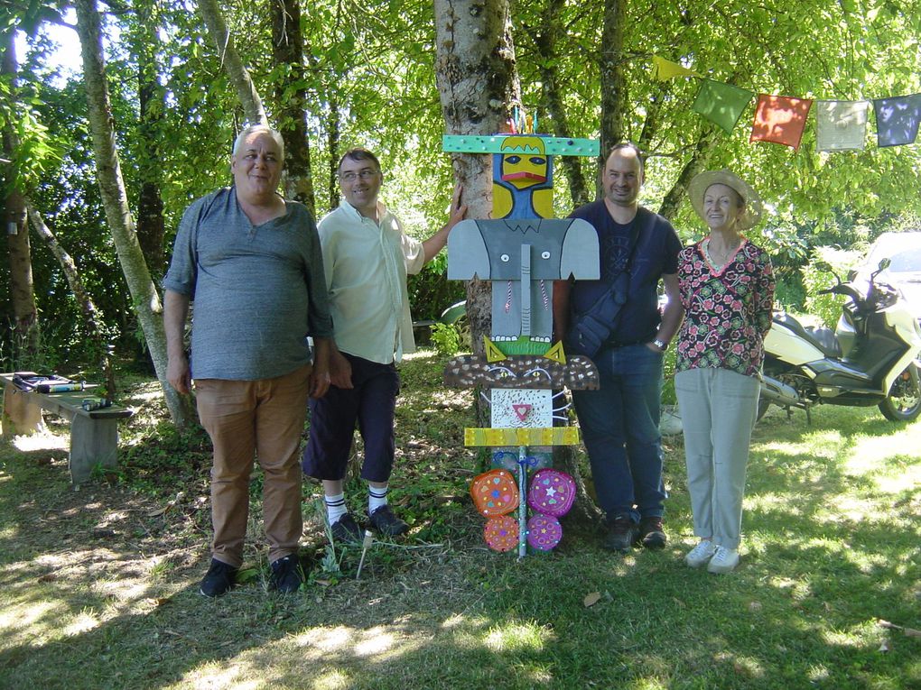 Les ateliers de création de totems 2018 