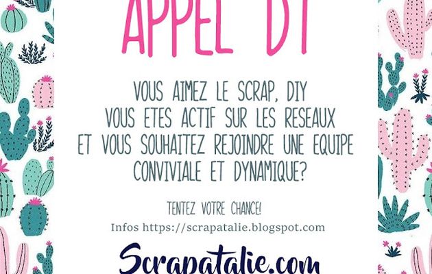 Appel à DT Scrapatalie