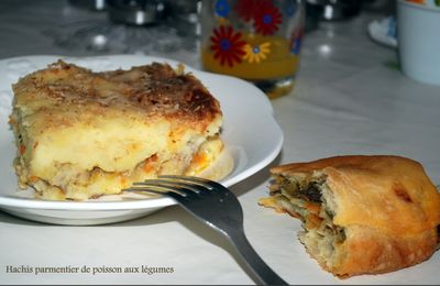 Hachis parmentier de poissons aux légumes