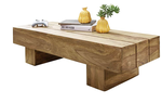 Table basse en bois brut - Apportez la nature sauvage dans votre maison