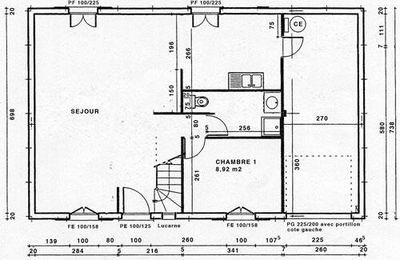 Plan rez de chaussé